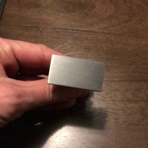 Silver Cabinet Door Knobs w/Screws (6 Knobs Total) (See Pictures for Size) **NEW